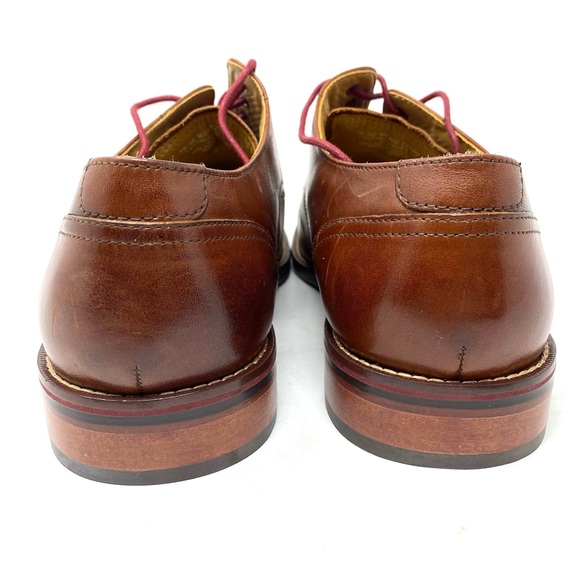 Florsheim Salerno Cap Toe Oxford Dress Shoes Men’s 10 EEE Cognac Leather